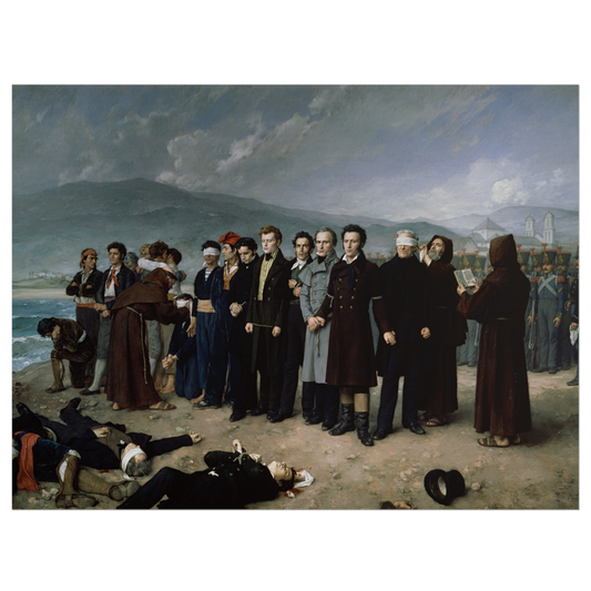 Execution of Torrijos and his Companions by Antonio Gisbert Pérez | 1888