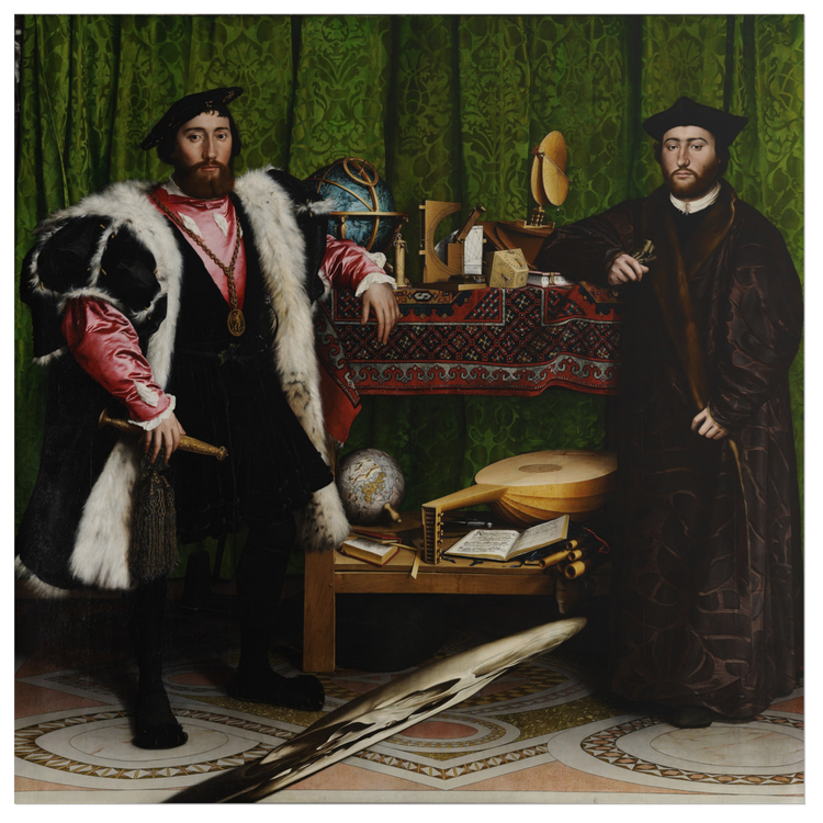 The Ambassadors by Hans Holbein the Younger | 1533